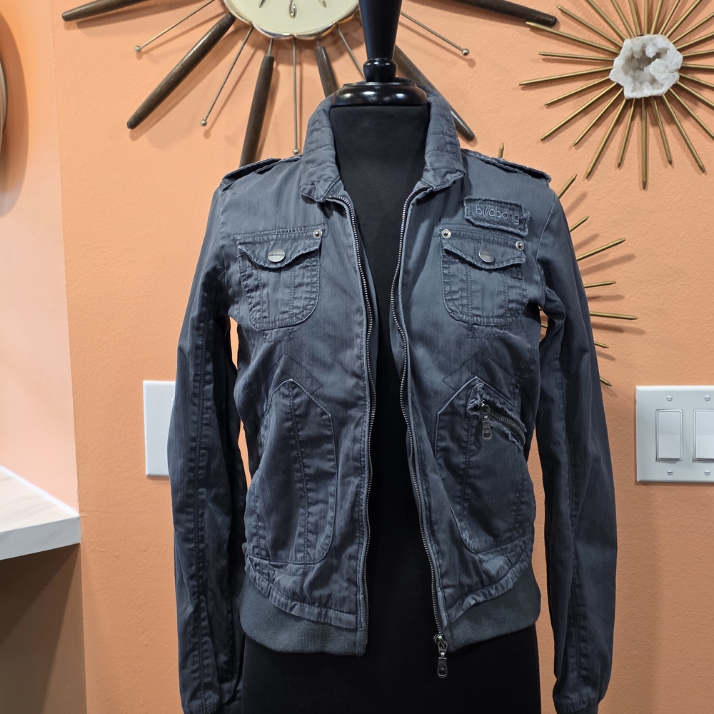 ASO Bella Swan Billabong Charcoal Jacket M Twilight New Moon Screen Acurate - Picture 14 of 16